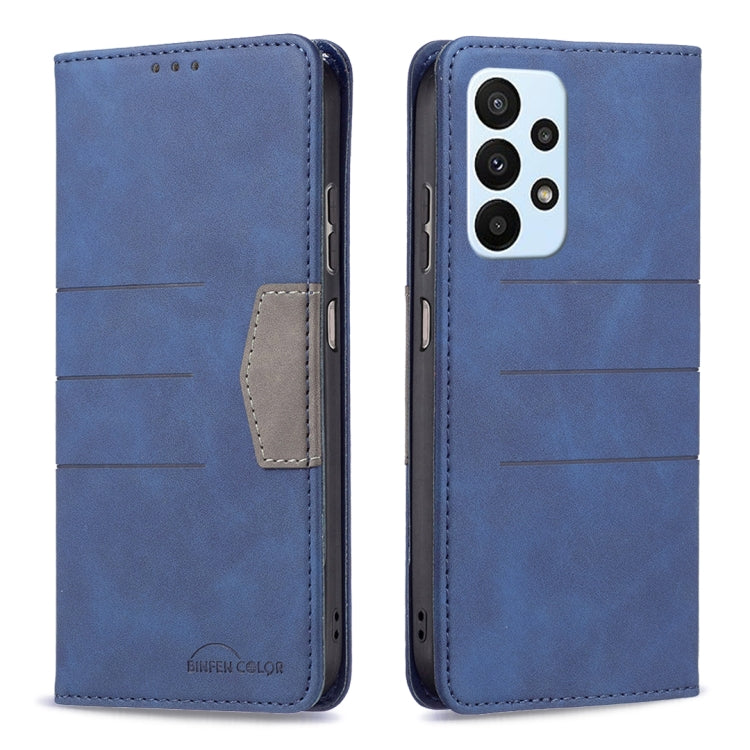 For Samsung Galaxy A23 5G Magnetic Splicing Leather Phone Case