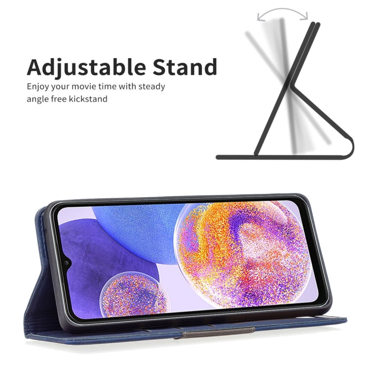 For Samsung Galaxy A23 5G Magnetic Splicing Leather Phone Case
