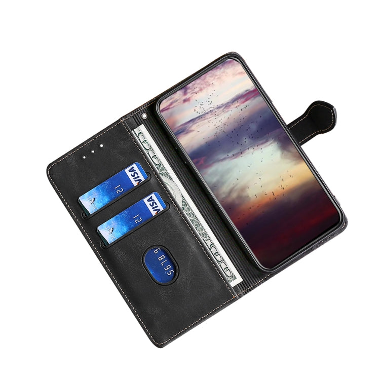 For vivo X60 Pro+ Skin Feel Straw Hat Magnetic Buckle Leather Phone Case