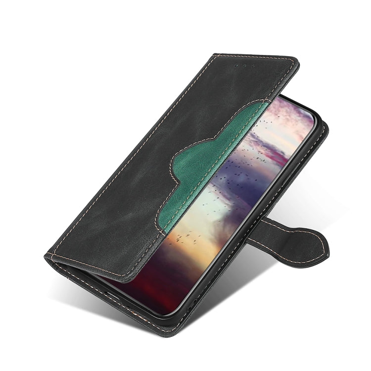 For vivo X60 Pro+ Skin Feel Straw Hat Magnetic Buckle Leather Phone Case