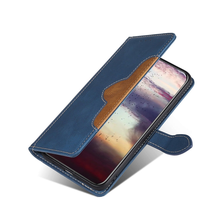 For vivo X60 Pro+ Skin Feel Straw Hat Magnetic Buckle Leather Phone Case