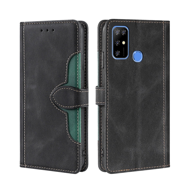 For Doogee X96 Pro Skin Feel Straw Hat Magnetic Buckle Leather Phone Case