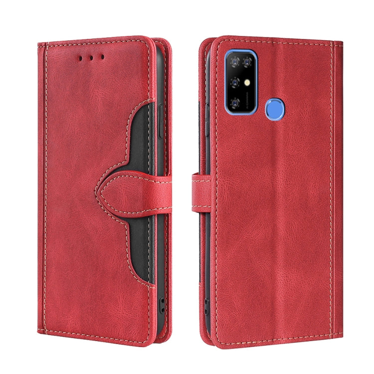 For Doogee X96 Pro Skin Feel Straw Hat Magnetic Buckle Leather Phone Case