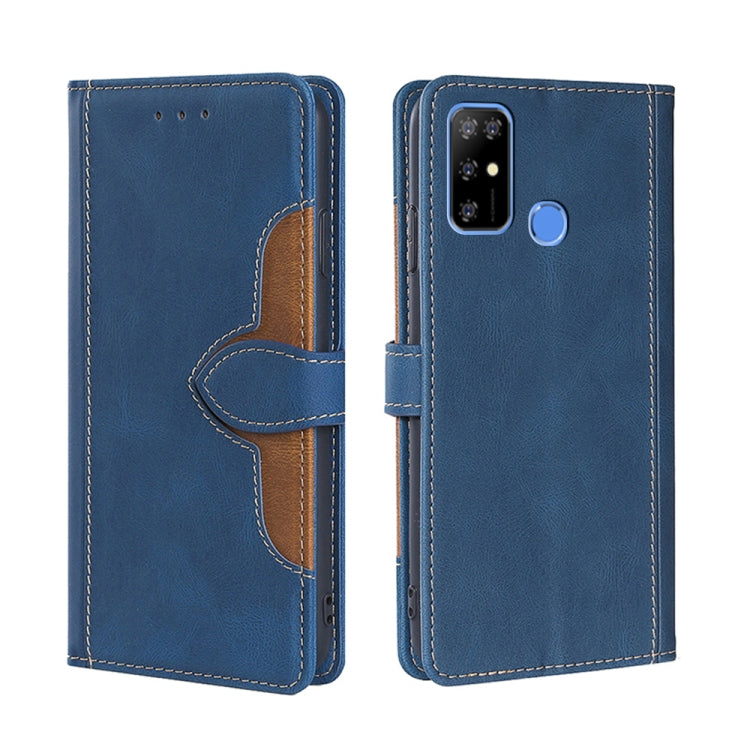 For Doogee X96 Pro Skin Feel Straw Hat Magnetic Buckle Leather Phone Case