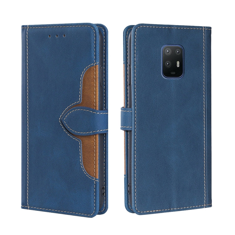 For Fujitsu Arrows 5G F-51A Skin Feel Straw Hat Magnetic Buckle Leather Phone Case