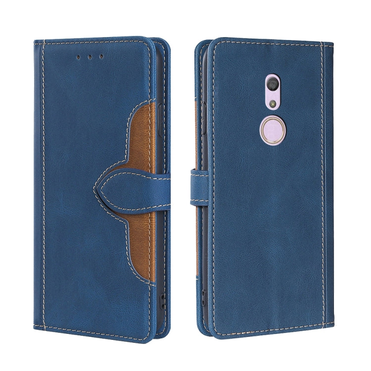 For Fujitsu Arrows BE4 F-41A Skin Feel Straw Hat Magnetic Buckle Leather Phone Case
