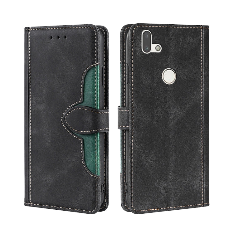 For Fujitsu Arrows RX / M05 Skin Feel Straw Hat Magnetic Buckle Leather Phone Case