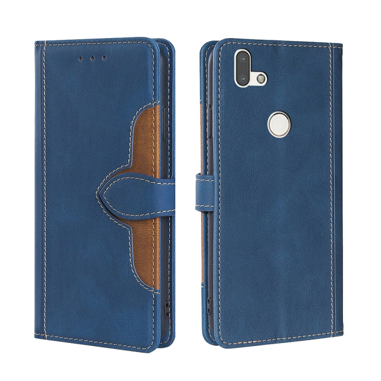 For Fujitsu Arrows RX / M05 Skin Feel Straw Hat Magnetic Buckle Leather Phone Case