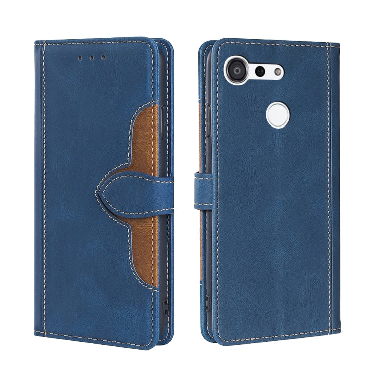 For Kyocera Android One S6 KYV48 / Gratina Skin Feel Straw Hat Magnetic Buckle Leather Phone Case