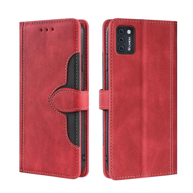 For CUBOT Note 7 Skin Feel Straw Hat Magnetic Buckle Leather Phone Case