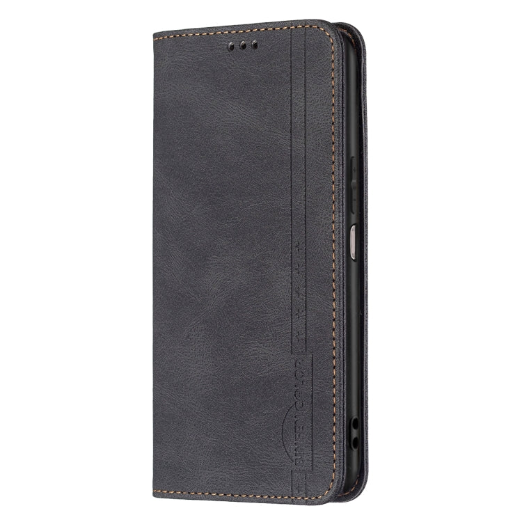 For vivo Y15s Magnetic RFID Blocking Anti-Theft Leather Phone Case