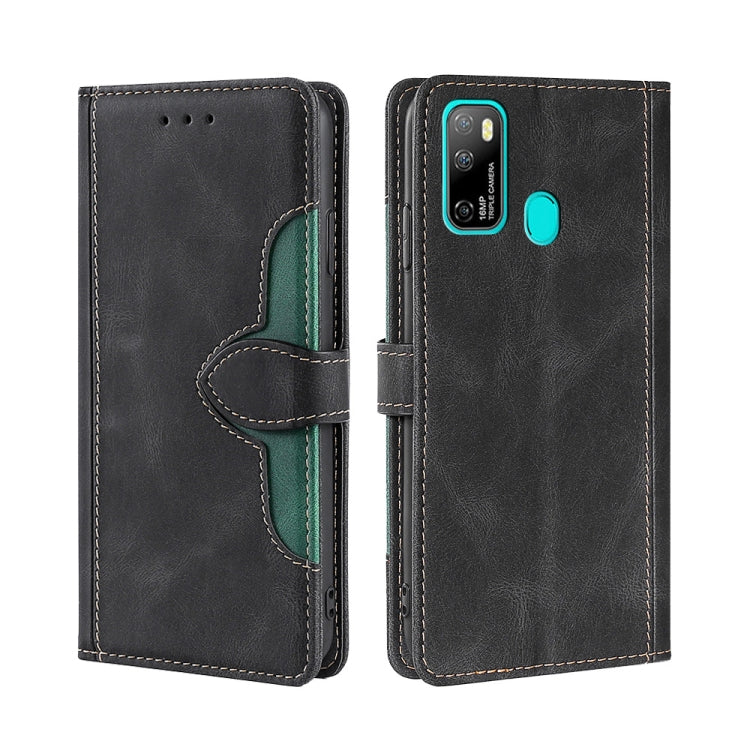 For Ulefone Note  9P Skin Feel Straw Hat Magnetic Buckle Leather Phone Case