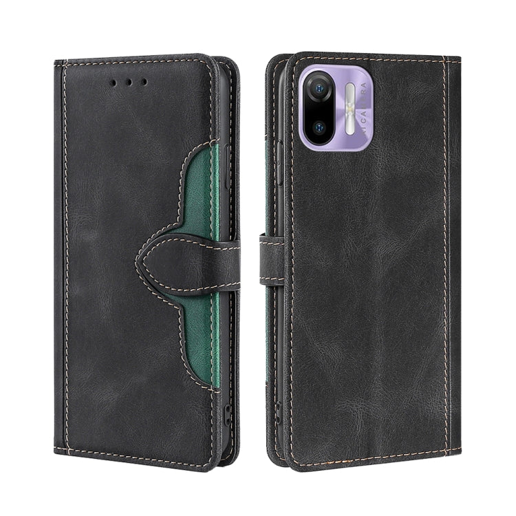 For Ulefone Note 6 / 6P Skin Feel Straw Hat Magnetic Buckle Leather Phone Case