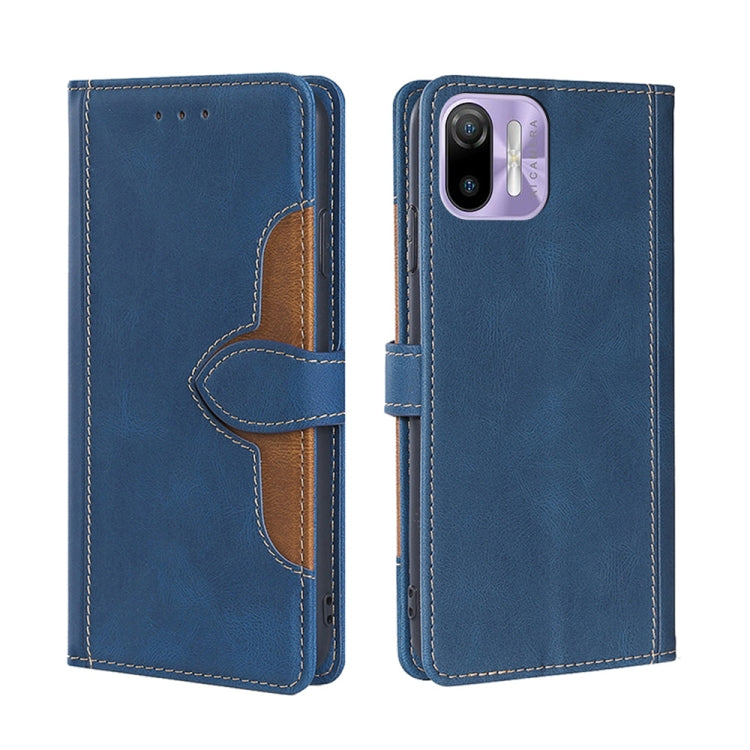 For Ulefone Note 6 / 6P Skin Feel Straw Hat Magnetic Buckle Leather Phone Case