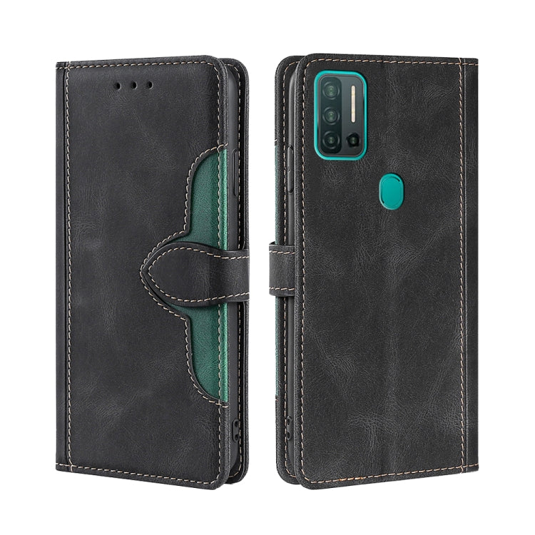 For Ulefone Note 11P Skin Feel Straw Hat Magnetic Buckle Leather Phone Case