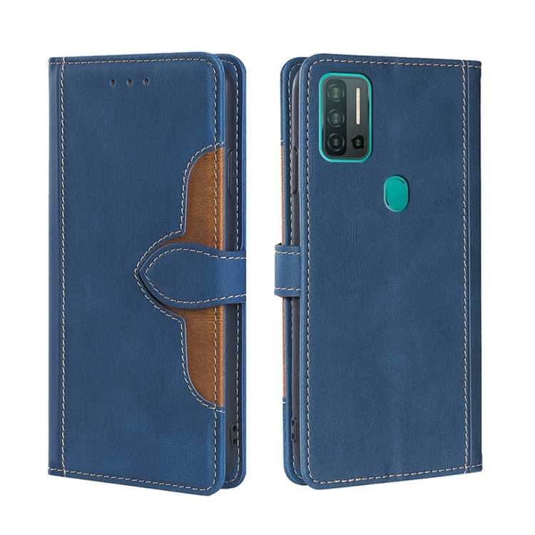 For Ulefone Note 11P Skin Feel Straw Hat Magnetic Buckle Leather Phone Case
