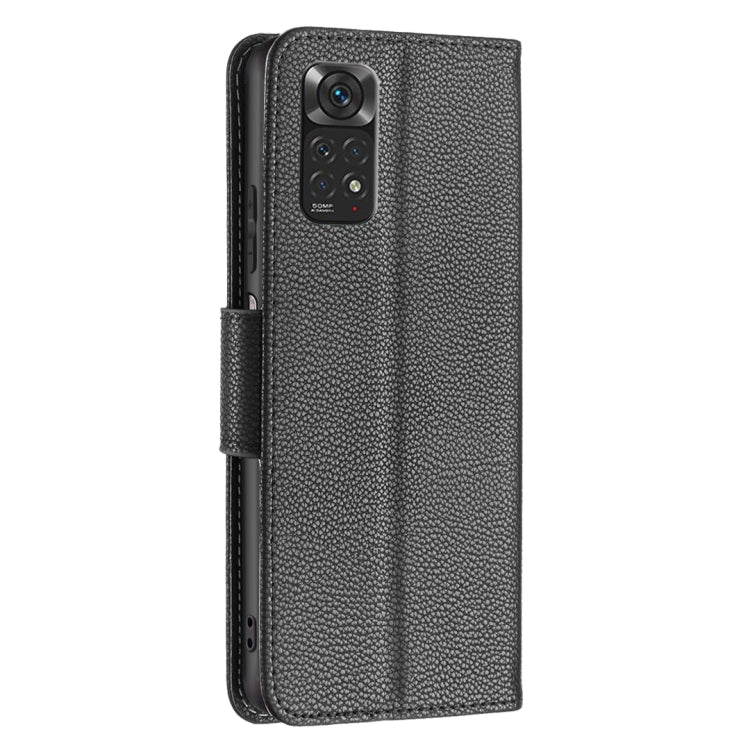 For Xiaomi Redmi Note 11 Global Litchi Texture Pure Color Leather Phone Case