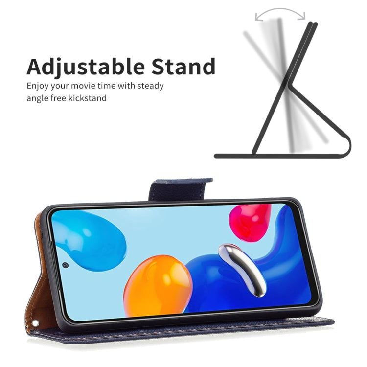 For Xiaomi Redmi Note 11 Global Litchi Texture Pure Color Leather Phone Case