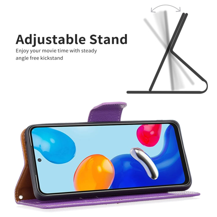 For Xiaomi Redmi Note 11 Global Litchi Texture Pure Color Leather Phone Case