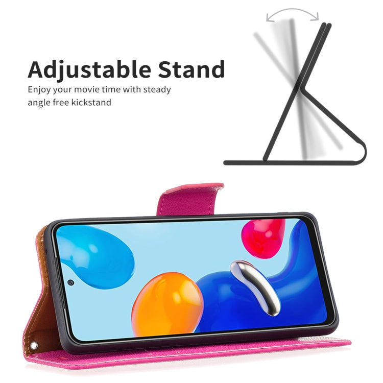 For Xiaomi Redmi Note 11 Global Litchi Texture Pure Color Leather Phone Case