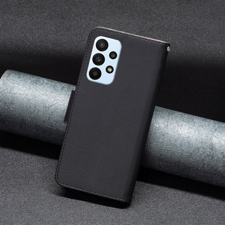 For Samsung Galaxy A23 5G Litchi Texture Pure Color Leather Phone Case