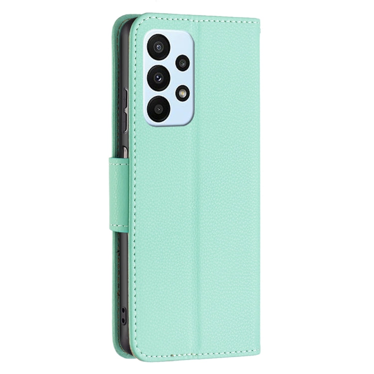 For Samsung Galaxy A23 5G Litchi Texture Pure Color Leather Phone Case
