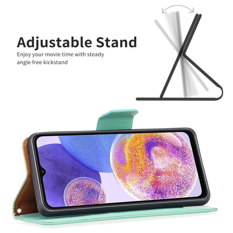 For Samsung Galaxy A23 5G Litchi Texture Pure Color Leather Phone Case
