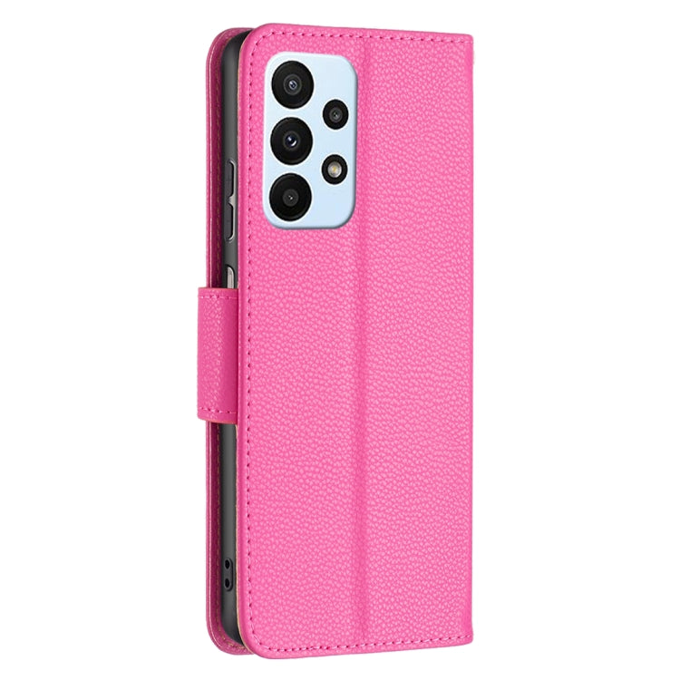 For Samsung Galaxy A23 5G Litchi Texture Pure Color Leather Phone Case