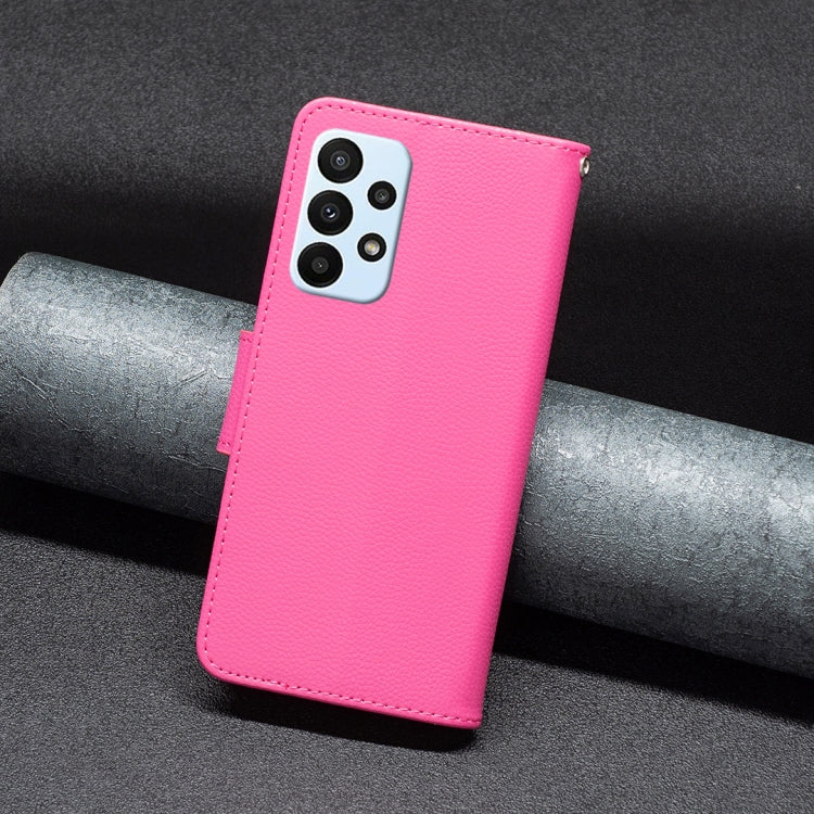 For Samsung Galaxy A23 5G Litchi Texture Pure Color Leather Phone Case
