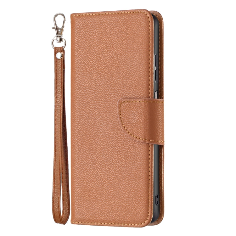 For Samsung Galaxy A23 5G Litchi Texture Pure Color Leather Phone Case