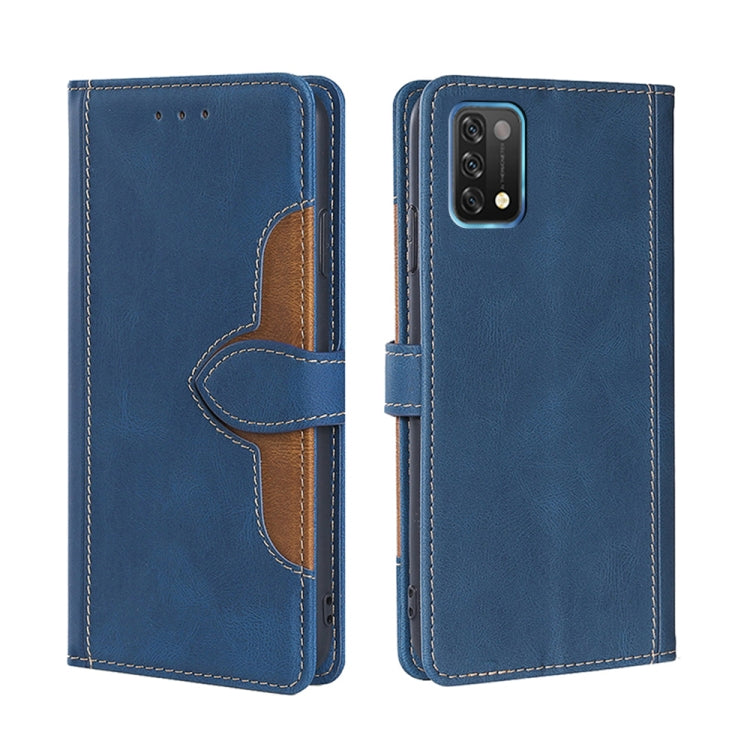 For UMIDIGI A11 Skin Feel Straw Hat Magnetic Buckle Leather Phone Case