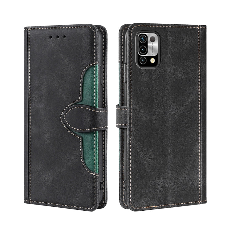 For UMIDIGI Power 5 Skin Feel Straw Hat Magnetic Buckle Leather Phone Case