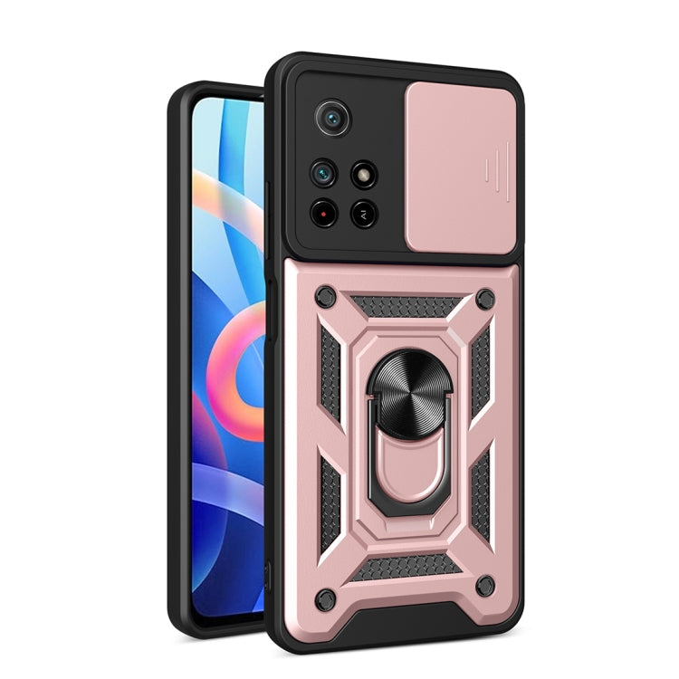 For Xiaomi Redmi Note 11 5G Sliding Camera Cover TPU+PC Phone Case