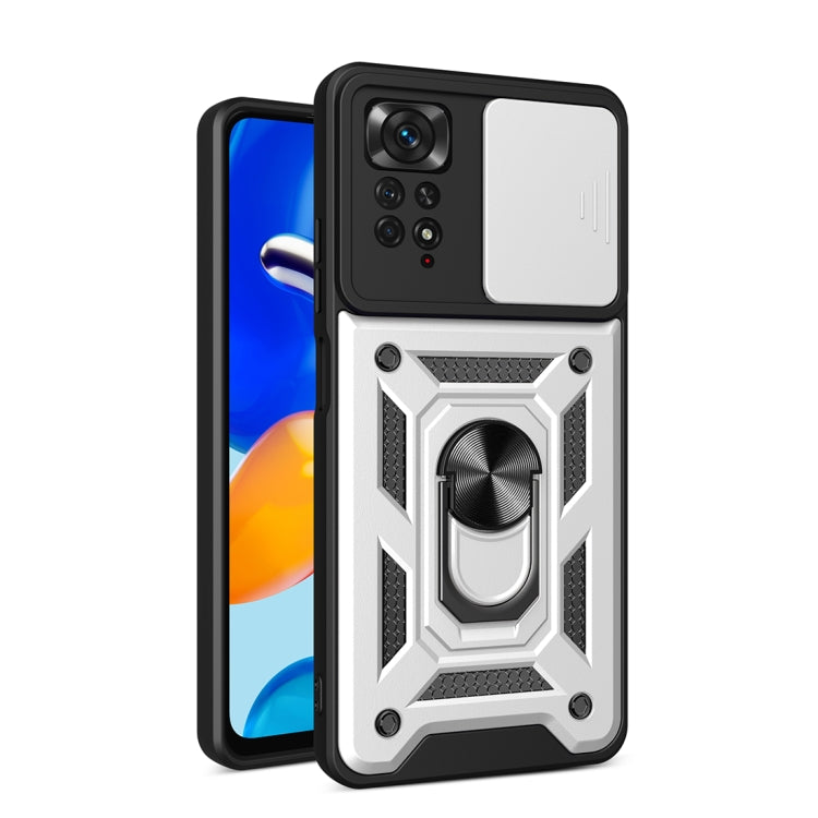 For Xiaomi Redmi Note 11 Pro (Global) Sliding Camera Cover TPU+PC Phone Case