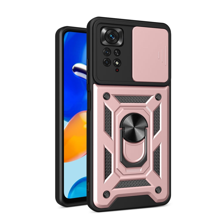 For Xiaomi Redmi Note 11 Pro (Global) Sliding Camera Cover TPU+PC Phone Case