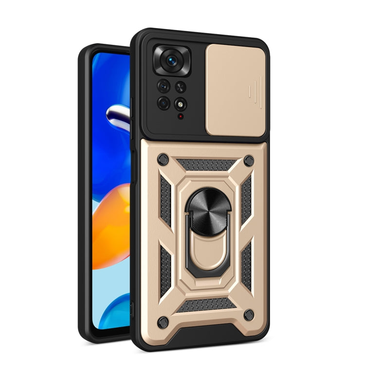 For Xiaomi Redmi Note 11 Pro (Global) Sliding Camera Cover TPU+PC Phone Case