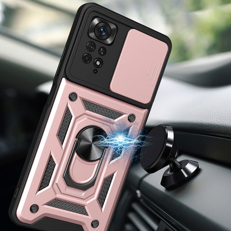 For Xiaomi Redmi Note 11 Pro (Global) Sliding Camera Cover TPU+PC Phone Case