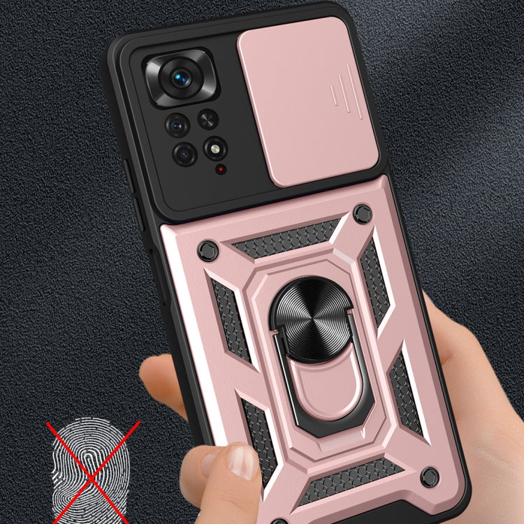For Xiaomi Redmi Note 11 Pro (Global) Sliding Camera Cover TPU+PC Phone Case