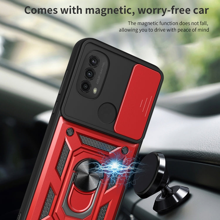 For Motorola Moto G Power (2022) Sliding Camera Cover TPU+PC Phone Case