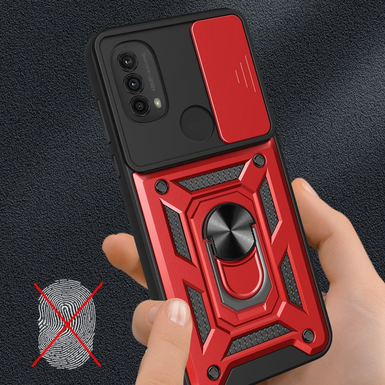 For Motorola Moto G Power (2022) Sliding Camera Cover TPU+PC Phone Case