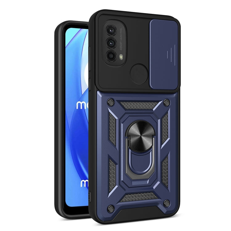 For Motorola Moto G Power (2022) Sliding Camera Cover TPU+PC Phone Case
