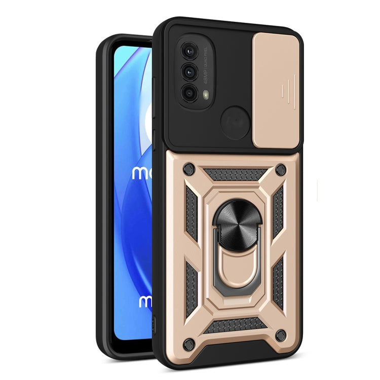 For Motorola Moto G Power (2022) Sliding Camera Cover TPU+PC Phone Case