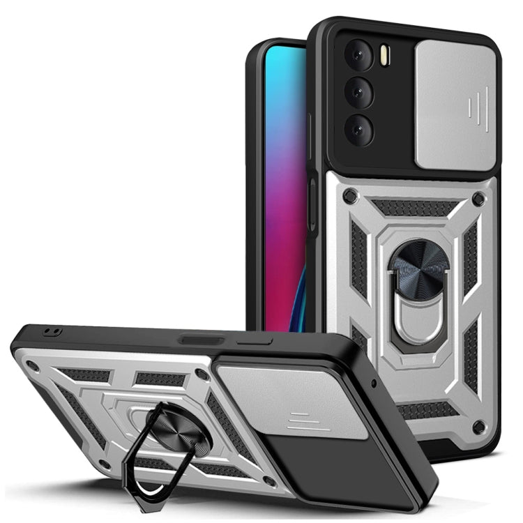 For Motorola Moto G Stylus (2022) Sliding Camera Cover TPU+PC Phone Case