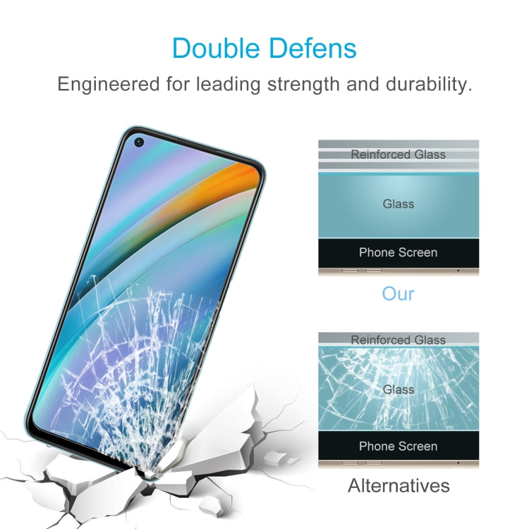 50 PCS 0.26mm 9H 2.5D Tempered Glass Film For OPPO K10 / K10 5G China / A96 4G
