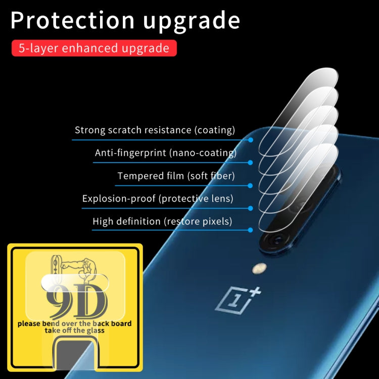 For OnePlus 7T Pro 9D Transparent Rear Camera Lens Protector Tempered Glass Film