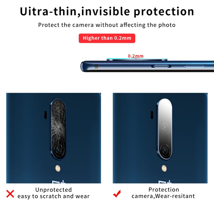 For OnePlus 7T Pro 9D Transparent Rear Camera Lens Protector Tempered Glass Film