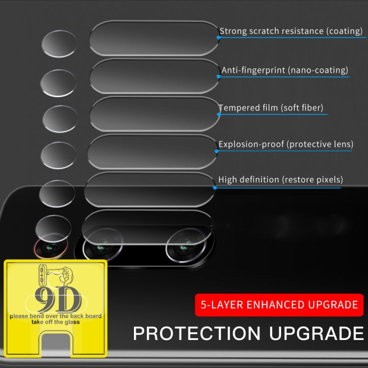 For Xiaomi Redmi K20 9D Transparent Rear Camera Lens Protector Tempered Glass Film
