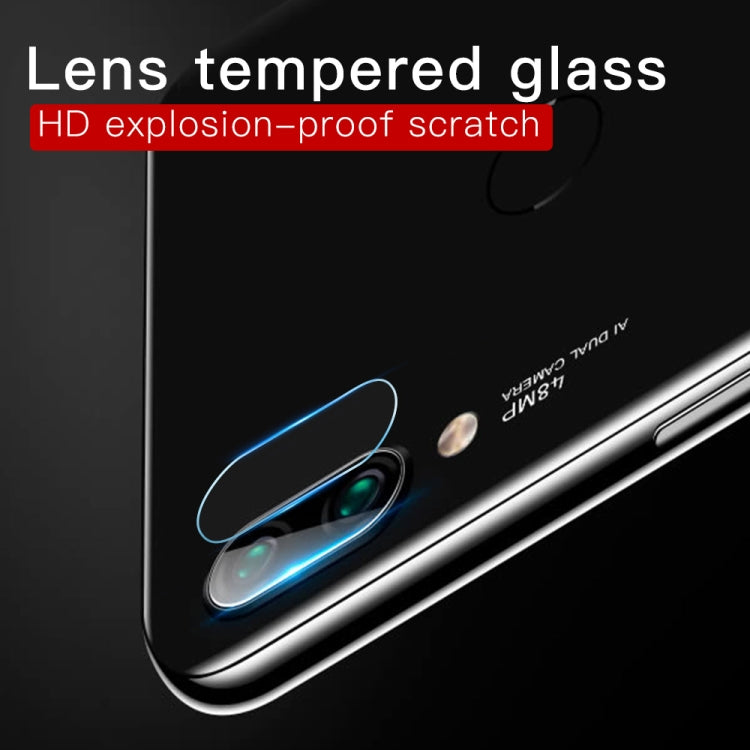 For Xiaomi Redmi Note 7 9D Transparent Rear Camera Lens Protector Tempered Glass Film