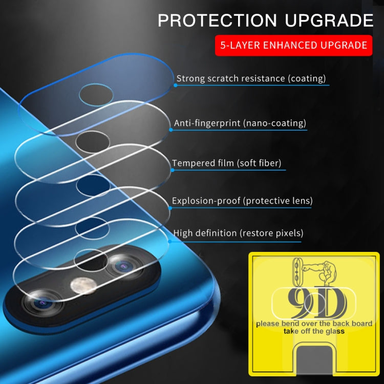For Xiaomi 8 SE 9D Transparent Rear Camera Lens Protector Tempered Glass Film