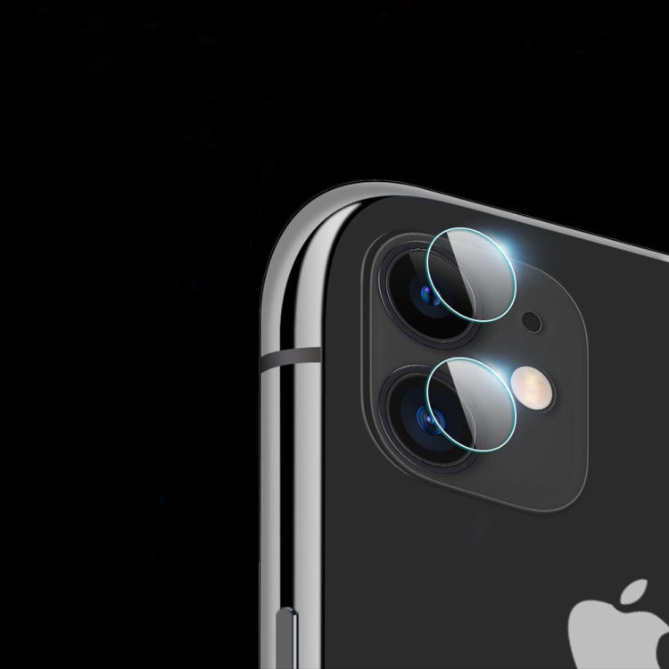 For iPhone 11 9D Transparent Rear Camera Lens Protector Tempered Glass Film